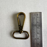 25mm Swivel Snap Hook Brass